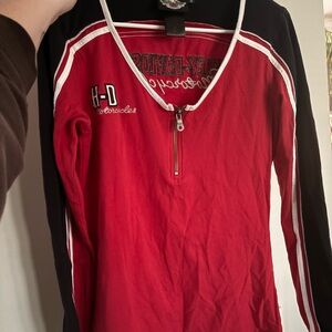 Harley-Davidson Red and Black Jacket